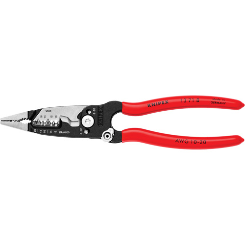 Forged Wire Stripper, 8" L, 10 - 20 AWG Oxford Builders Supplies Inc