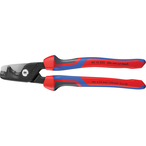 StepCut&reg; XL Cable Shears with KNIPEXTEND Handle, 9" Oxford Builders Supplies Inc