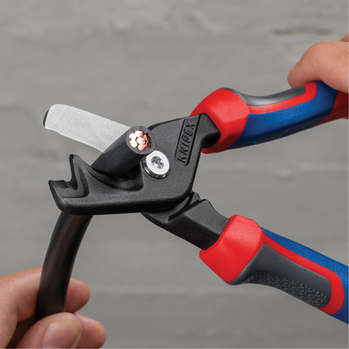 StepCut&reg; XL Cable Shears with KNIPEXTEND Handle, 9" Oxford Builders Supplies Inc