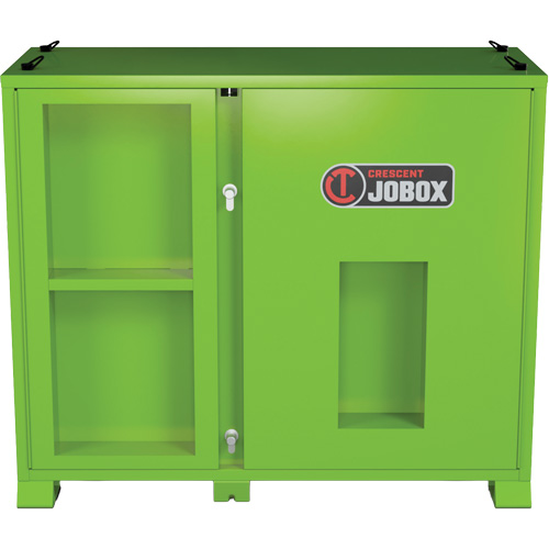 Armoire de rangement d'&eacute;PI sur place, Acier, Vert lime haute visibilit&eacute; Oxford Builders Supplies Inc