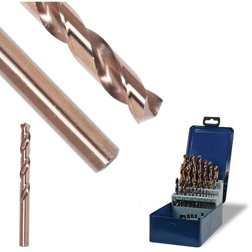 Foret de s&eacute;rie courte &agrave; diam&egrave;tres num&eacute;rot&eacute;s SST+, Acier rapide, #1, 3-11/16" lo, 2-1/4" Cannelure, 135° Angle Oxford Builders Supplies Inc