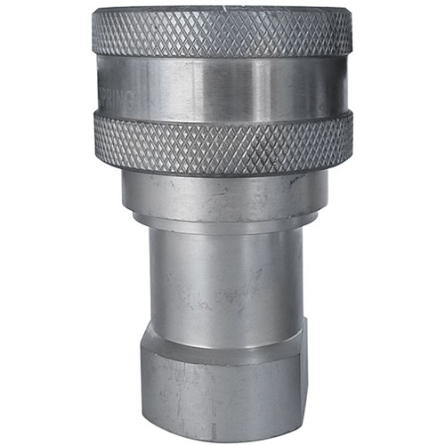 Hydraulic Quick Coupler - Stainless Steel Manual Coupler, Brass/Stainless Steel Oxford Builders Supplies Inc