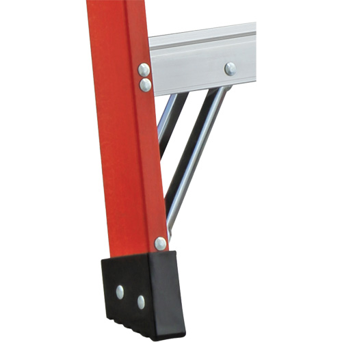 6600 AA Series Industrial Extra Heavy-Duty 2-Way Stepladders, Fibreglass, 375 lbs. Capacity, 4' Oxford Builders Supplies Inc