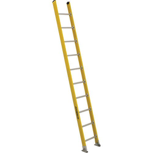Industrial Extra Heavy-Duty Straight Ladders (5600 Series), 10', Fibreglass, 375 lbs., CSA Grade 1AA Oxford Builders Supplies Inc
