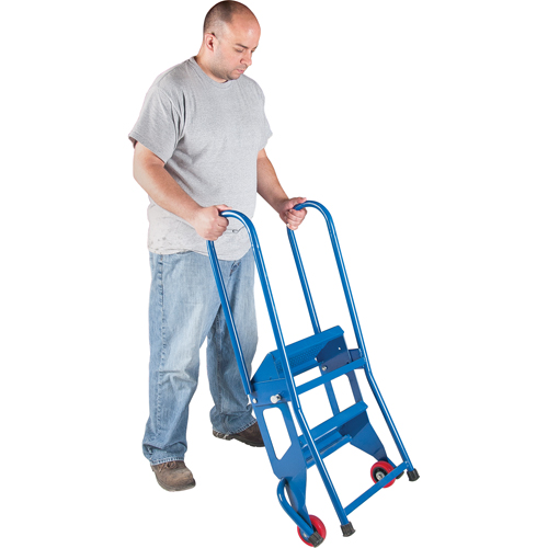 &eacute;chelle pliante portative, 2 marches, Perfor&eacute;, Hauteur 20" Oxford Builders Supplies Inc