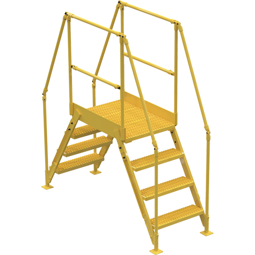 Crossover Ladder, 79 " Overall Span, 40" H x 36" D, 24" Step Width Oxford Builders Supplies Inc