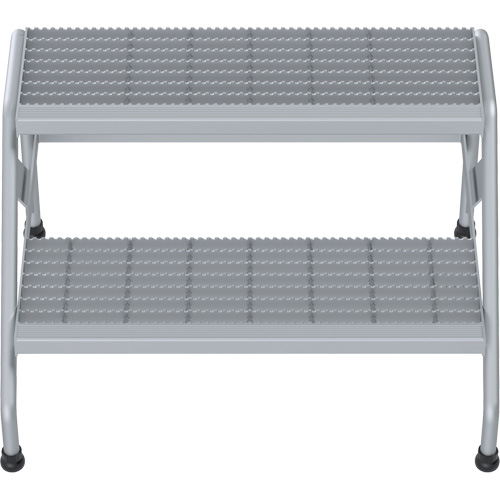 Escabeau en aluminium, 2 marche(s), 32-13/16" la x 24-9/16" lo x 20" h, Capacit&eacute; 500 lb Oxford Builders Supplies Inc