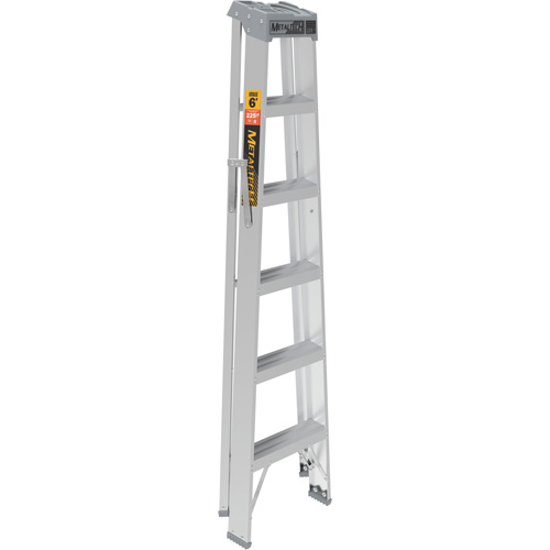 Step Ladder, 6', Aluminum, 225 lbs. Capacity, Type 2 Oxford Builders Supplies Inc