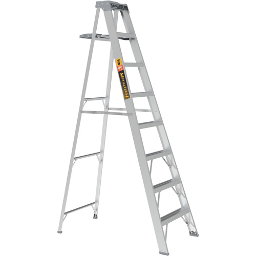 Escabeau avec plateau &agrave; peinture, 8', Aluminium, Capacit&eacute; 225 lb, Type 2 Oxford Builders Supplies Inc