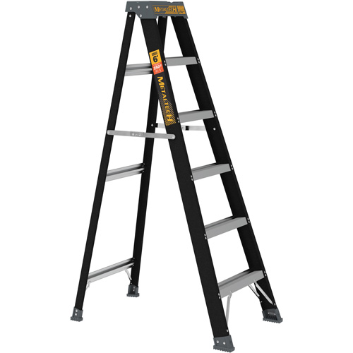 Escabeau, 6', Fibre de verre, Capacit&eacute; 250 lb, Type 1 Oxford Builders Supplies Inc