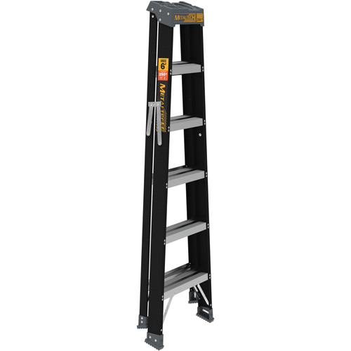 Escabeau, 6', Fibre de verre, Capacit&eacute; 250 lb, Type 1 Oxford Builders Supplies Inc