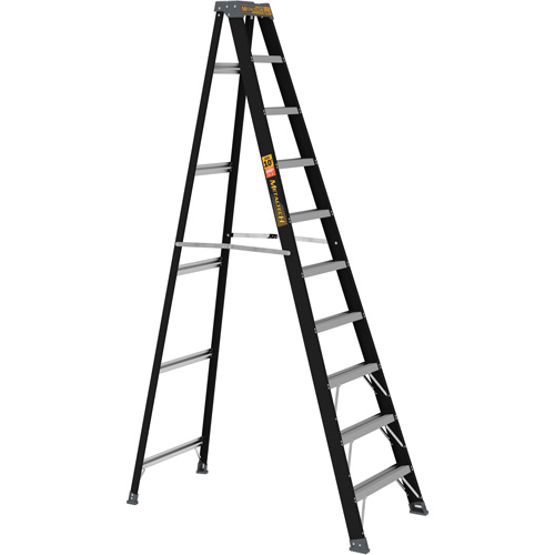 Escabeau, 10', Fibre de verre, Capacit&eacute; 250 lb, Type 1 Oxford Builders Supplies Inc