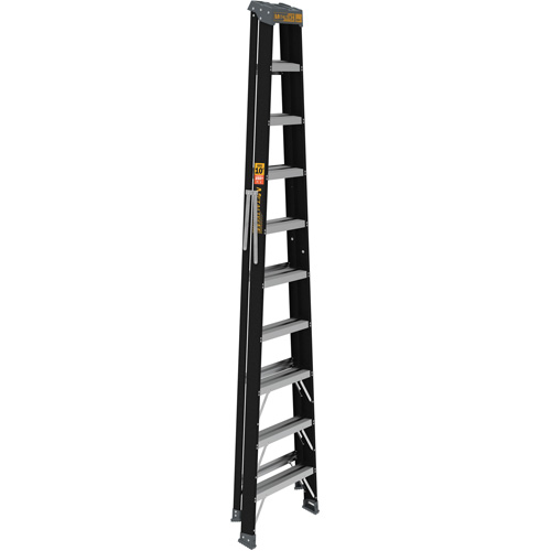 Escabeau, 10', Fibre de verre, Capacit&eacute; 250 lb, Type 1 Oxford Builders Supplies Inc