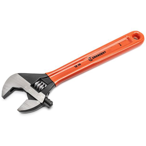 Crescent Adjustable Wrenches, 12" L, 1-1/2" Max Width, Black Oxford Builders Supplies Inc