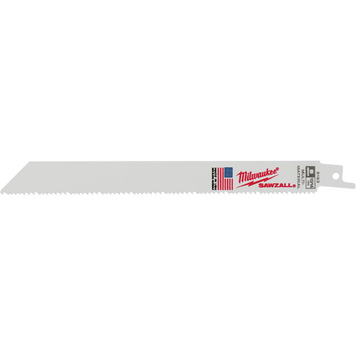 Sawzall&reg; Reciprocating Saw Blade, Bi-Metal, 10-14 TPI, 8" L x 5/8" W Oxford Builders Supplies Inc
