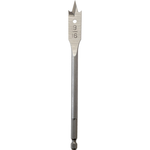 M&egrave;che plate, Diam&egrave;tre de 9/16", Tige 1/4" hex, Longeur de 6" Oxford Builders Supplies Inc