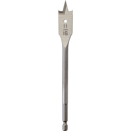 M&egrave;che plate, Diam&egrave;tre de 11/16", Tige 1/4" hex, Longeur de 6-1/8" Oxford Builders Supplies Inc