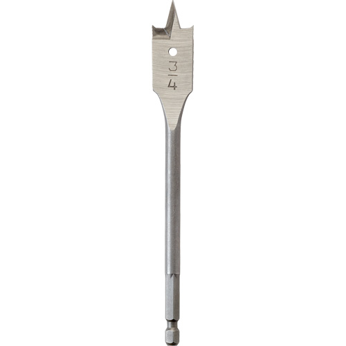 M&egrave;che plate, Diam&egrave;tre de 3/4", Tige 1/4" hex, Longeur de 6" Oxford Builders Supplies Inc