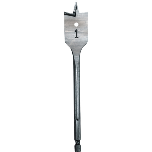 M&egrave;che plate, Diam&egrave;tre de 1", Tige 1/4" hex, Longeur de 6" Oxford Builders Supplies Inc
