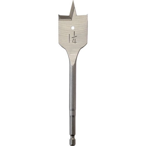 M&egrave;che plate, Diam&egrave;tre de 1-1/4", Tige 1/4" hex, Longeur de 6" Oxford Builders Supplies Inc