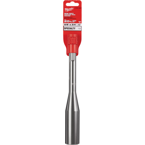 SDS-Max Ground Rod Driver, 3/4"/5/8" Tip, 3/4" Drive Size, 10" Length Oxford Builders Supplies Inc