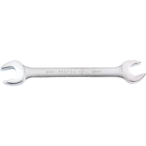 Open-End Wrench, 24 mm x 26 mm, Satin Oxford Builders Supplies Inc