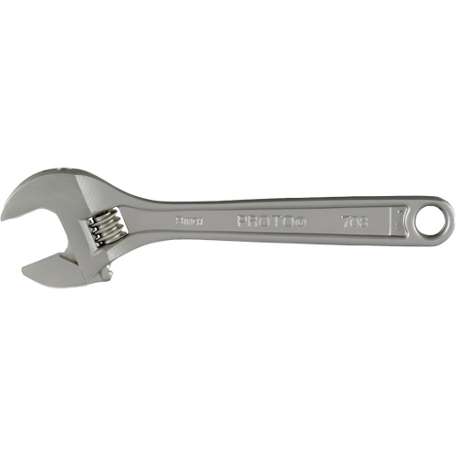 Adjustable Wrench With CLIK-STOP&reg;, 8" L, Plain Oxford Builders Supplies Inc