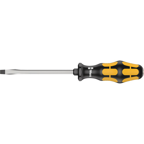Slotted Demolition Screwdriver, 3/8", 11-3/16" L, Plastic Handle Oxford Builders Supplies Inc
