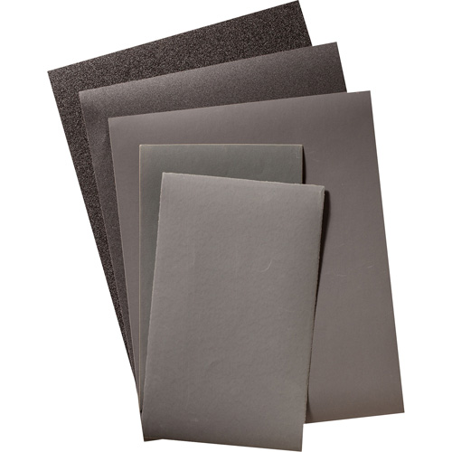 Sanding Paper Sheet, 9" x 11", 600 Grit, Aluminum Oxide Oxford Builders Supplies Inc