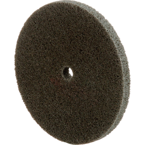 Standard Abrasives Unitized Wheel, 3" x 1/4", 1/4" Arbor, Fine Grit, Aluminum Oxide Oxford Builders Supplies Inc