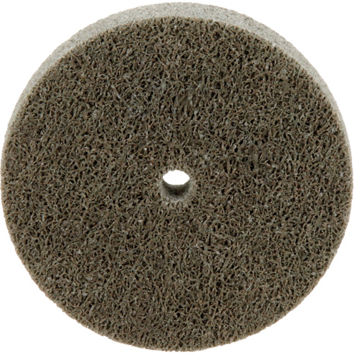 Standard Abrasives Unitized Wheel, 3" x 1/2", 1/4" Arbor, Medium Grit, Aluminum Oxide Oxford Builders Supplies Inc