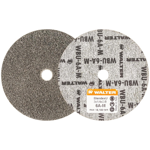 Blendex U Finishing Wheel, 3" Dia., 6AM Grit, Silicon Carbide Oxford Builders Supplies Inc
