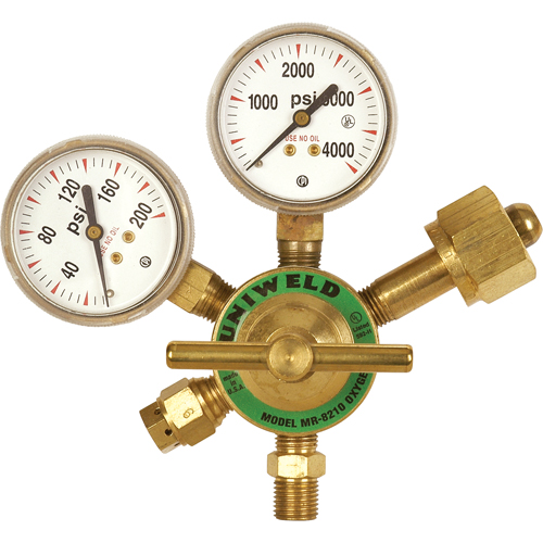 Light-Duty Single Stage Regulator, Oxygen, CGA540 Inlet Oxford Builders Supplies Inc