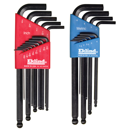 Balldrive Hex Key, Hex End, 5/16" x 6" L, L Shape Oxford Builders Supplies Inc