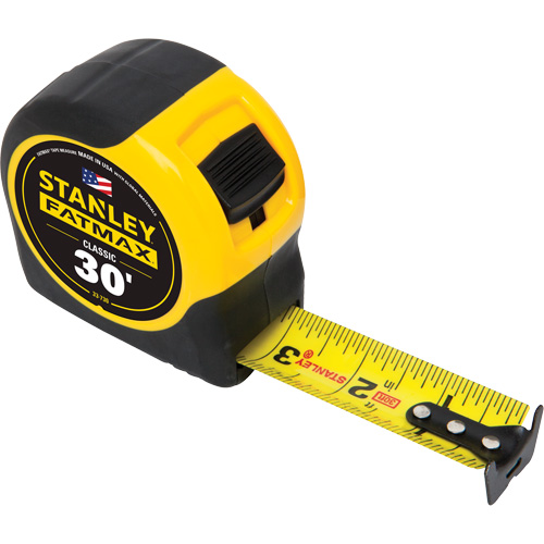 Ruban &agrave; mesurer classique FatMax, 1-1/4" x 30', Marques de goujon Imp&eacute;rial Oxford Builders Supplies Inc