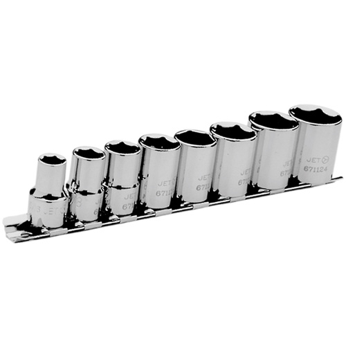 SAE Socket Set, 8 Pcs, 3/8" Drive Size Oxford Builders Supplies Inc
