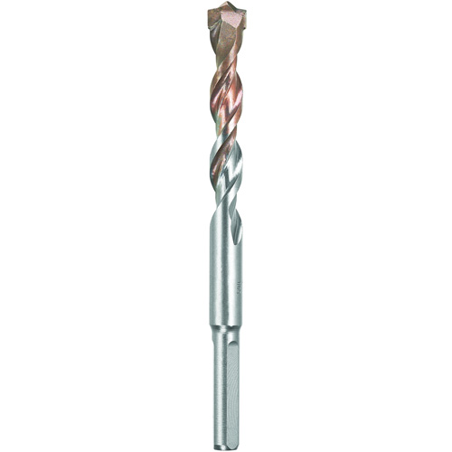 4-Flute Hammer Drill Bit, 1/2", 3-Flat Shank, Carbide Oxford Builders Supplies Inc