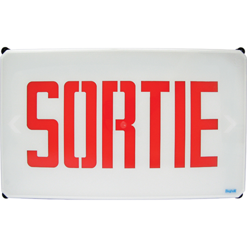 Enseignes Sortie Aqua NEMA 4x, DEL, &agrave; raccordement fixe, Français Oxford Builders Supplies Inc