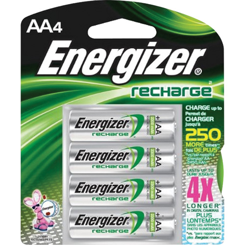 Rechargeable NiMH Batteries, AA, 1.2 V Oxford Builders Supplies Inc