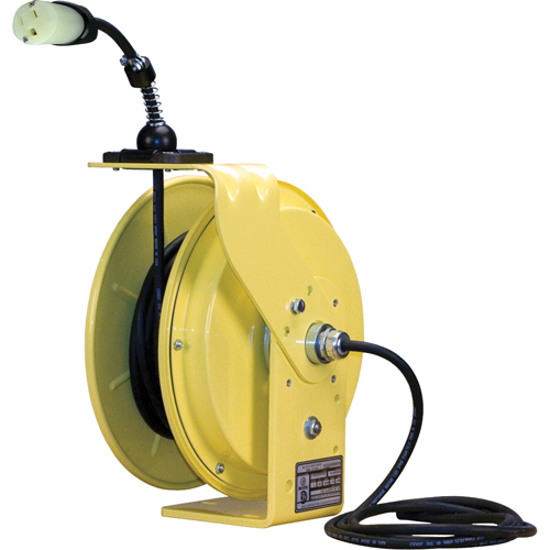LE9000 Series Heavy-Duty Cord Reels, 30', SJOW, 14/3 Gauge, 15 A Oxford Builders Supplies Inc