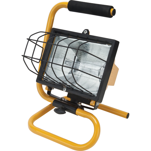 Projecteur portatif, Halog&egrave;ne, 500 W, 8000 lumens, Boîtier en Acier Oxford Builders Supplies Inc