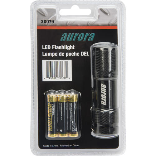 Mini lampe de poche AFL200, DEL, 25 lumens, Piles AAA Oxford Builders Supplies Inc