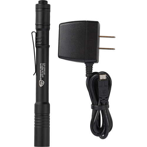 Lampe stylo USB Stylus Pro, DEL, 350 lumens, Corps en Aluminium, piles Rechargeable, Compris Oxford Builders Supplies Inc