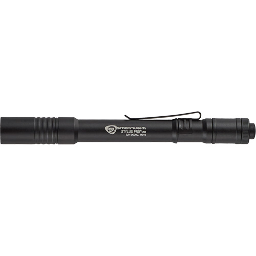 Lampe stylo USB Stylus Pro, DEL, 350 lumens, Corps en Aluminium, piles Rechargeable, Compris Oxford Builders Supplies Inc