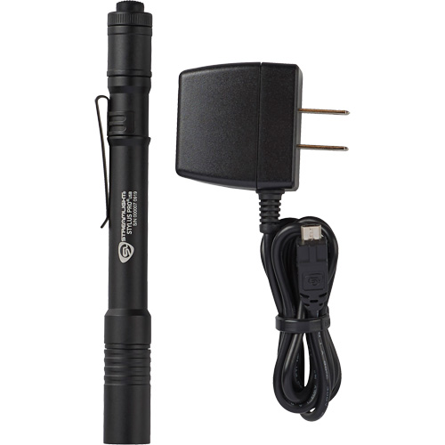 Lampe stylo USB Stylus Pro, DEL, 350 lumens, Corps en Aluminium, piles Rechargeable, Compris Oxford Builders Supplies Inc