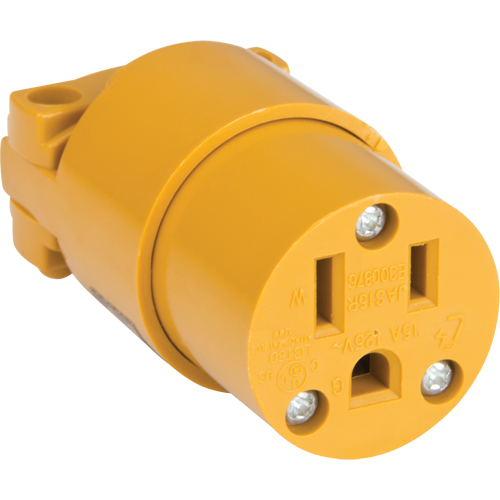Connecteur de mise &agrave; la terre en PVC, 5-15R, Plastique Oxford Builders Supplies Inc