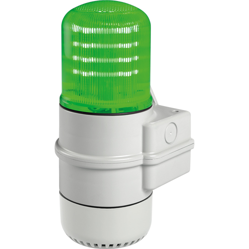 Streamline&reg; Modular Multifunctional LED Beacons, Continuous/Flashing/Rotating, Green Oxford Builders Supplies Inc
