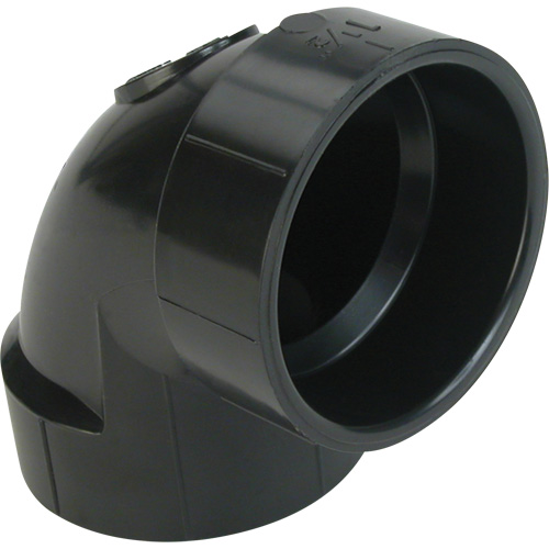 90° Closet Bend Elbow Fitting, Hub x Hub, Plastic, 4" x 3" Oxford Builders Supplies Inc
