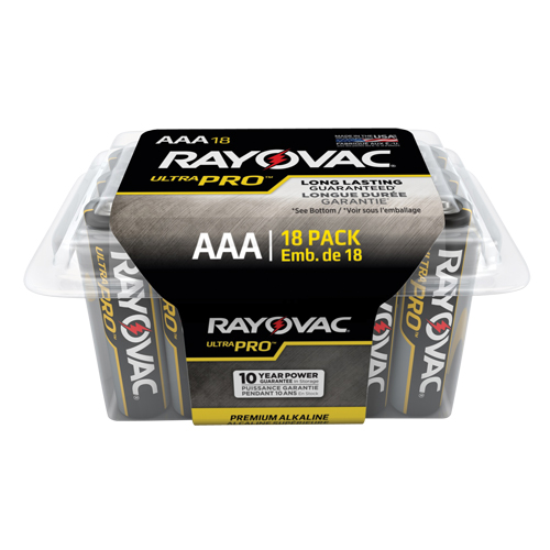 Ultra PRO Industrial Batteries, AAA, 1.5 V Oxford Builders Supplies Inc