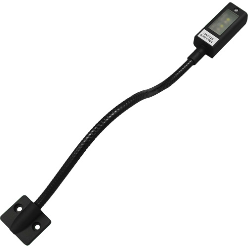Maplight &agrave; DEL en col de cygne, 1 W, DEL, Col 12", Noir Oxford Builders Supplies Inc